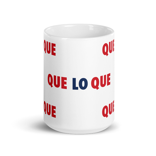 Que Lo Que Dominican Mug  - 2020 - DominicanGirlfriend.com - Frases Dominicanas - República Dominicana Lifestyle Graphic T-Shirts Streetwear & Accessories - New York - Bronx - Washington Heights - Miami - Florida - Boca Chica - USA - Dominican Clothing