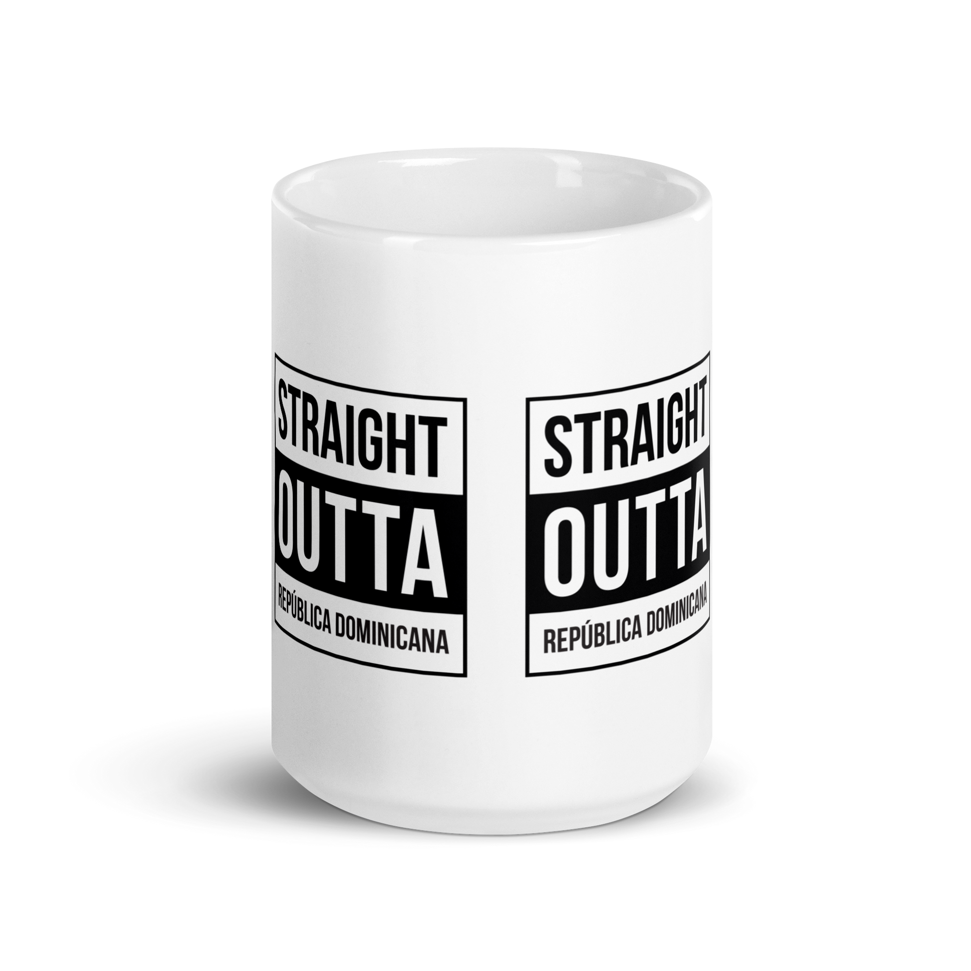 Straight Outta República Dominicana Mug  - 2020 - DominicanGirlfriend.com - Frases Dominicanas - República Dominicana Lifestyle Graphic T-Shirts Streetwear & Accessories - New York - Bronx - Washington Heights - Miami - Florida - Boca Chica - USA - Dominican Clothing