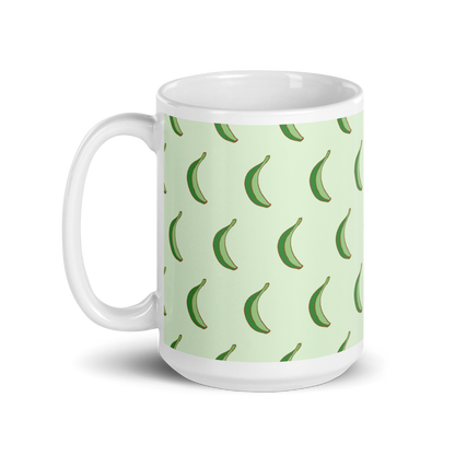 Dominican Platano Power White Glossy Mug