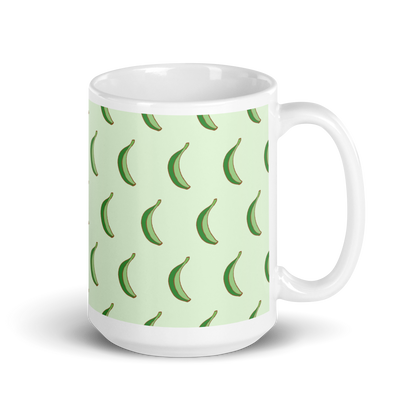 Dominican Platano Power White Glossy Mug