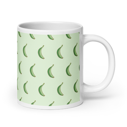 Dominican Platano Power White Glossy Mug