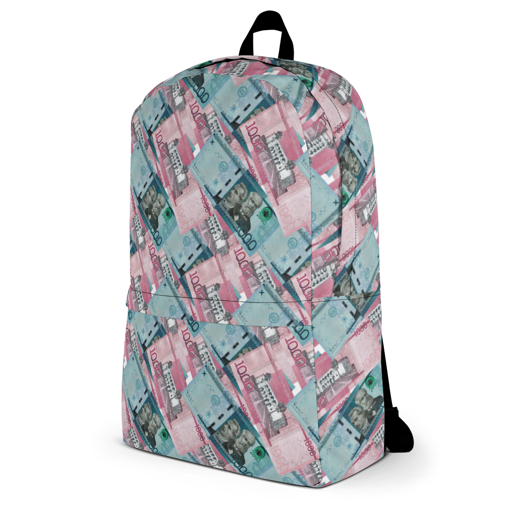 1000 y 2000 Dominican Pesos All-Over Print Backpack  - 2020 - DominicanGirlfriend.com - Frases Dominicanas - República Dominicana Lifestyle Graphic T-Shirts Streetwear & Accessories - New York - Bronx - Washington Heights - Miami - Florida - Boca Chica - USA - Dominican Clothing