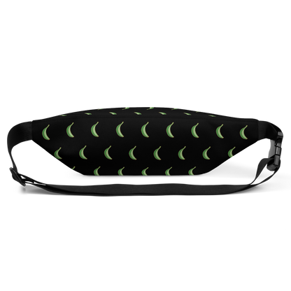 Platano All-Over Fanny Pack (Black)  - 2020 - DominicanGirlfriend.com - Frases Dominicanas - República Dominicana Lifestyle Graphic T-Shirts Streetwear & Accessories - New York - Bronx - Washington Heights - Miami - Florida - Boca Chica - USA - Dominican Clothing