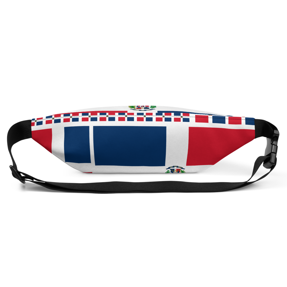 Dominican Republic Flag All-Over Collage Fanny Pack  - 2020 - DominicanGirlfriend.com - Frases Dominicanas - República Dominicana Lifestyle Graphic T-Shirts Streetwear & Accessories - New York - Bronx - Washington Heights - Miami - Florida - Boca Chica - USA - Dominican Clothing