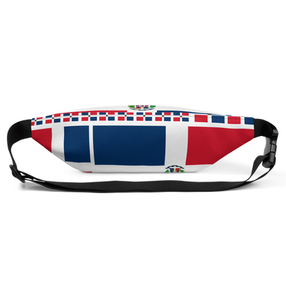 Dominican Republic Flag All-Over Collage Fanny Pack  - 2020 - DominicanGirlfriend.com - Frases Dominicanas - República Dominicana Lifestyle Graphic T-Shirts Streetwear & Accessories - New York - Bronx - Washington Heights - Miami - Florida - Boca Chica - USA - Dominican Clothing