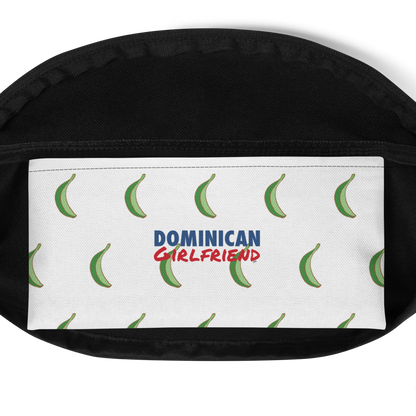 Platano All-Over Fanny Pack (White)  - 2020 - DominicanGirlfriend.com - Frases Dominicanas - República Dominicana Lifestyle Graphic T-Shirts Streetwear & Accessories - New York - Bronx - Washington Heights - Miami - Florida - Boca Chica - USA - Dominican Clothing