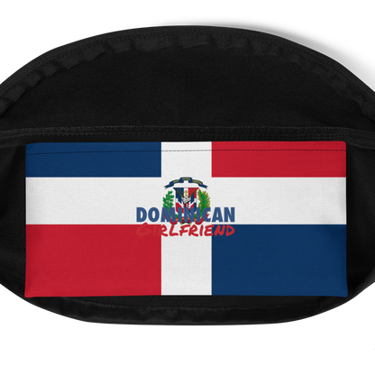 Dominican Republic Flag All-Over Collage Fanny Pack  - 2020 - DominicanGirlfriend.com - Frases Dominicanas - República Dominicana Lifestyle Graphic T-Shirts Streetwear & Accessories - New York - Bronx - Washington Heights - Miami - Florida - Boca Chica - USA - Dominican Clothing