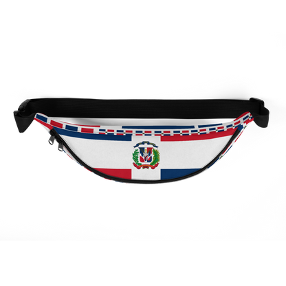 Dominican Republic Flag All-Over Collage Fanny Pack  - 2020 - DominicanGirlfriend.com - Frases Dominicanas - República Dominicana Lifestyle Graphic T-Shirts Streetwear & Accessories - New York - Bronx - Washington Heights - Miami - Florida - Boca Chica - USA - Dominican Clothing