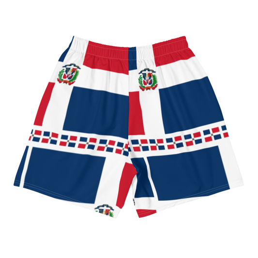 Dominican Republic Flag All-Over Collage Men's Athletic Long Shorts  - 2020 - DominicanGirlfriend.com - Frases Dominicanas - República Dominicana Lifestyle Graphic T-Shirts Streetwear & Accessories - New York - Bronx - Washington Heights - Miami - Florida - Boca Chica - USA - Dominican Clothing