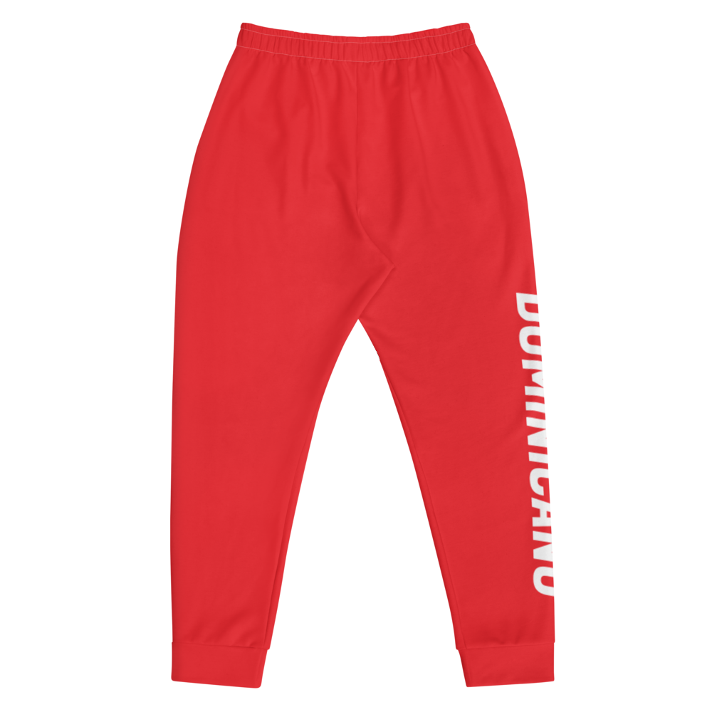 Dominicano Men's Red Sweatpants Joggers  - 2020 - DominicanGirlfriend.com - Frases Dominicanas - República Dominicana Lifestyle Graphic T-Shirts Streetwear & Accessories - New York - Bronx - Washington Heights - Miami - Florida - Boca Chica - USA - Dominican Clothing