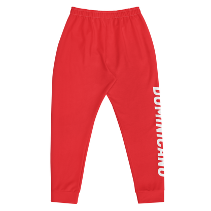 Dominicano Men's Red Sweatpants Joggers  - 2020 - DominicanGirlfriend.com - Frases Dominicanas - República Dominicana Lifestyle Graphic T-Shirts Streetwear & Accessories - New York - Bronx - Washington Heights - Miami - Florida - Boca Chica - USA - Dominican Clothing