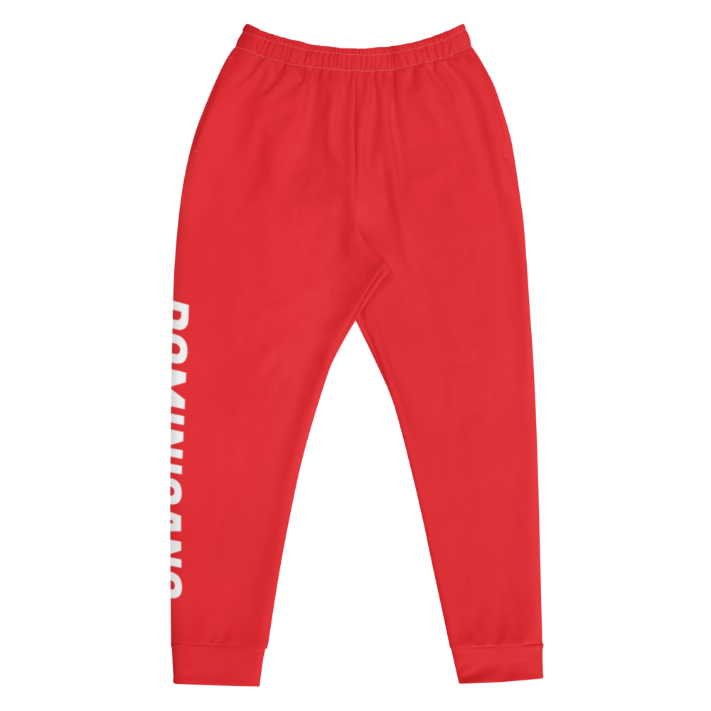 Dominicano Men's Red Sweatpants Joggers  - 2020 - DominicanGirlfriend.com - Frases Dominicanas - República Dominicana Lifestyle Graphic T-Shirts Streetwear & Accessories - New York - Bronx - Washington Heights - Miami - Florida - Boca Chica - USA - Dominican Clothing