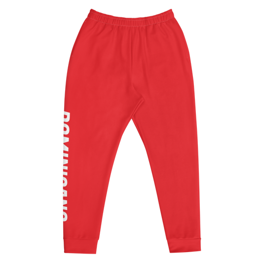 Dominicano Men's Red Sweatpants Joggers  - 2020 - DominicanGirlfriend.com - Frases Dominicanas - República Dominicana Lifestyle Graphic T-Shirts Streetwear & Accessories - New York - Bronx - Washington Heights - Miami - Florida - Boca Chica - USA - Dominican Clothing