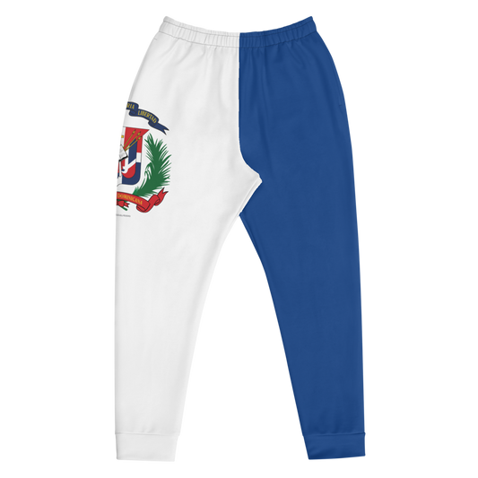 Escudo de la República Dominicana Men's Royal Blue Sweatpants Joggers  - 2020 - DominicanGirlfriend.com - Frases Dominicanas - República Dominicana Lifestyle Graphic T-Shirts Streetwear & Accessories - New York - Bronx - Washington Heights - Miami - Florida - Boca Chica - USA - Dominican Clothing