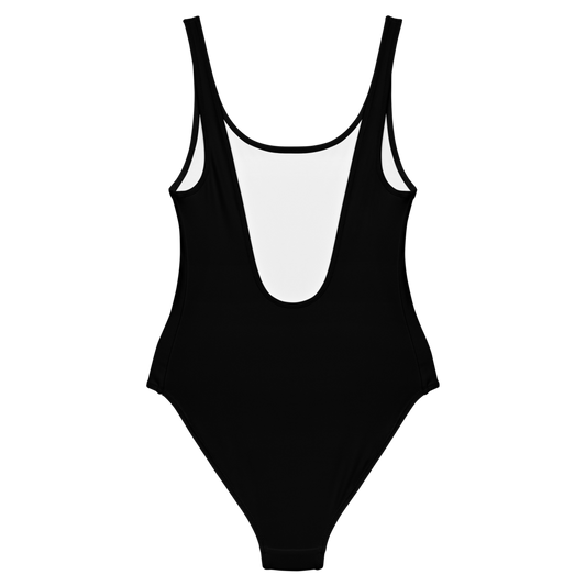 Linda One-Piece Black Swimsuit  - 2020 - DominicanGirlfriend.com - Frases Dominicanas - República Dominicana Lifestyle Graphic T-Shirts Streetwear & Accessories - New York - Bronx - Washington Heights - Miami - Florida - Boca Chica - USA - Dominican Clothing