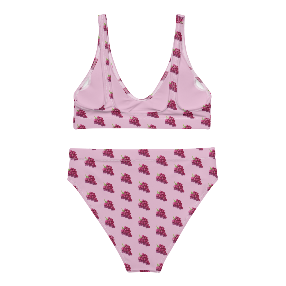 UVA 🍇 All-Over Print High-Waisted Bikini  - 2020 - DominicanGirlfriend.com - Frases Dominicanas - República Dominicana Lifestyle Graphic T-Shirts Streetwear & Accessories - New York - Bronx - Washington Heights - Miami - Florida - Boca Chica - USA - Dominican Clothing