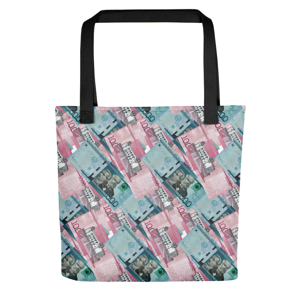 1000 y 2000 Dominican Pesos Tote Bag  - 2020 - DominicanGirlfriend.com - Frases Dominicanas - República Dominicana Lifestyle Graphic T-Shirts Streetwear & Accessories - New York - Bronx - Washington Heights - Miami - Florida - Boca Chica - USA - Dominican Clothing