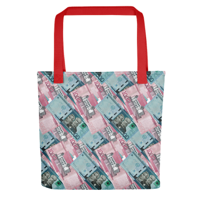 1000 y 2000 Dominican Pesos Tote Bag  - 2020 - DominicanGirlfriend.com - Frases Dominicanas - República Dominicana Lifestyle Graphic T-Shirts Streetwear & Accessories - New York - Bronx - Washington Heights - Miami - Florida - Boca Chica - USA - Dominican Clothing