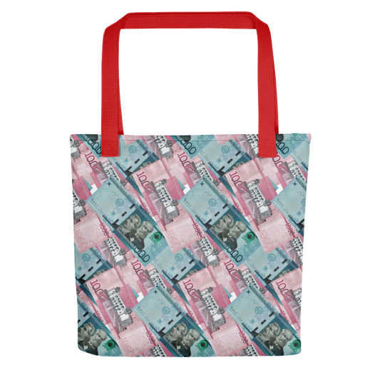 1000 y 2000 Dominican Pesos Tote Bag  - 2020 - DominicanGirlfriend.com - Frases Dominicanas - República Dominicana Lifestyle Graphic T-Shirts Streetwear & Accessories - New York - Bronx - Washington Heights - Miami - Florida - Boca Chica - USA - Dominican Clothing
