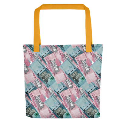 1000 y 2000 Dominican Pesos Tote Bag  - 2020 - DominicanGirlfriend.com - Frases Dominicanas - República Dominicana Lifestyle Graphic T-Shirts Streetwear & Accessories - New York - Bronx - Washington Heights - Miami - Florida - Boca Chica - USA - Dominican Clothing