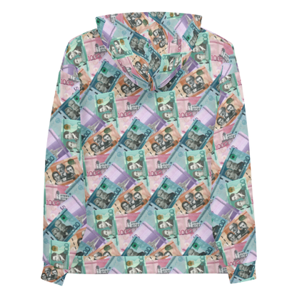 Dominican Pesos All Over Print Unisex Hoodie  - 2020 - DominicanGirlfriend.com - Frases Dominicanas - República Dominicana Lifestyle Graphic T-Shirts Streetwear & Accessories - New York - Bronx - Washington Heights - Miami - Florida - Boca Chica - USA - Dominican Clothing