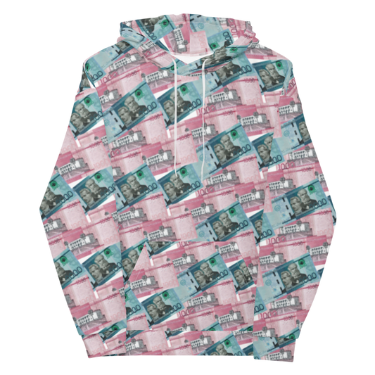 1000 y 2000 Dominican Pesos All Over Print Unisex Hoodie  - 2020 - DominicanGirlfriend.com - Frases Dominicanas - República Dominicana Lifestyle Graphic T-Shirts Streetwear & Accessories - New York - Bronx - Washington Heights - Miami - Florida - Boca Chica - USA - Dominican Clothing