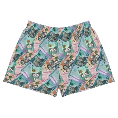 Dominican Pesos Women's Athletic Shorts  - 2020 - DominicanGirlfriend.com - Frases Dominicanas - República Dominicana Lifestyle Graphic T-Shirts Streetwear & Accessories - New York - Bronx - Washington Heights - Miami - Florida - Boca Chica - USA - Dominican Clothing
