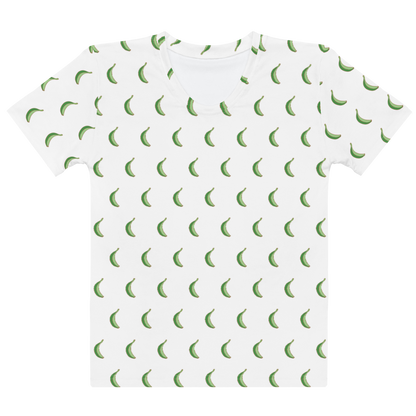 Platano All-Over Women's T-shirt  - 2020 - DominicanGirlfriend.com - Frases Dominicanas - República Dominicana Lifestyle Graphic T-Shirts Streetwear & Accessories - New York - Bronx - Washington Heights - Miami - Florida - Boca Chica - USA - Dominican Clothing