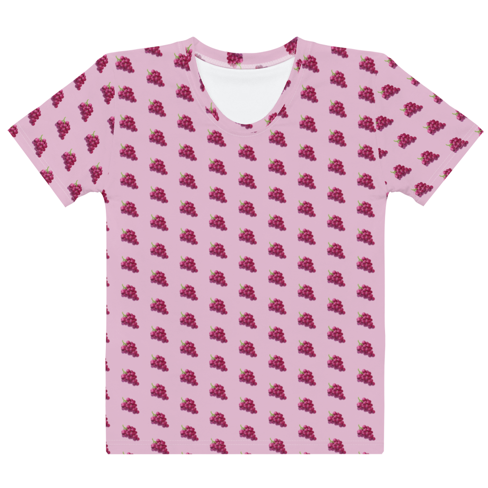 UVA 🍇 All-Over Print Women's T-shirt  - 2020 - DominicanGirlfriend.com - Frases Dominicanas - República Dominicana Lifestyle Graphic T-Shirts Streetwear & Accessories - New York - Bronx - Washington Heights - Miami - Florida - Boca Chica - USA - Dominican Clothing