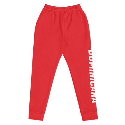Dominicana Women's Red Sweatpants Joggers  - 2020 - DominicanGirlfriend.com - Frases Dominicanas - República Dominicana Lifestyle Graphic T-Shirts Streetwear & Accessories - New York - Bronx - Washington Heights - Miami - Florida - Boca Chica - USA - Dominican Clothing