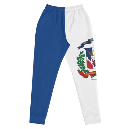 Escudo de la República Dominicana Women's Royal Blue Joggers  - 2020 - DominicanGirlfriend.com - Frases Dominicanas - República Dominicana Lifestyle Graphic T-Shirts Streetwear & Accessories - New York - Bronx - Washington Heights - Miami - Florida - Boca Chica - USA - Dominican Clothing