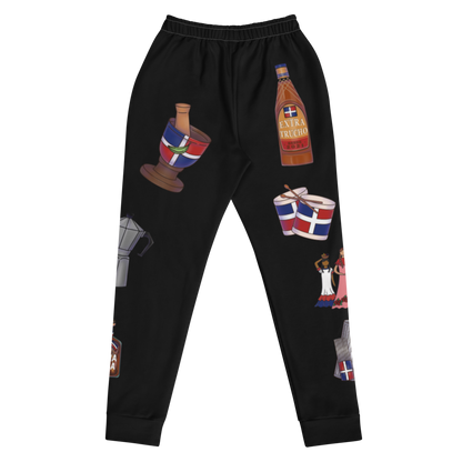 Dominican Treasures Women's Black Joggers  - 2020 - DominicanGirlfriend.com - Frases Dominicanas - República Dominicana Lifestyle Graphic T-Shirts Streetwear & Accessories - New York - Bronx - Washington Heights - Miami - Florida - Boca Chica - USA - Dominican Clothing