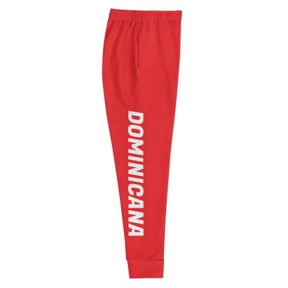 Dominicana Women's Red Sweatpants Joggers  - 2020 - DominicanGirlfriend.com - Frases Dominicanas - República Dominicana Lifestyle Graphic T-Shirts Streetwear & Accessories - New York - Bronx - Washington Heights - Miami - Florida - Boca Chica - USA - Dominican Clothing