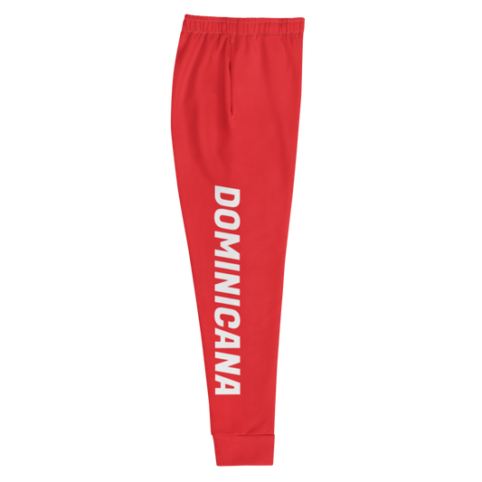 Dominicana Women's Red Sweatpants Joggers  - 2020 - DominicanGirlfriend.com - Frases Dominicanas - República Dominicana Lifestyle Graphic T-Shirts Streetwear & Accessories - New York - Bronx - Washington Heights - Miami - Florida - Boca Chica - USA - Dominican Clothing