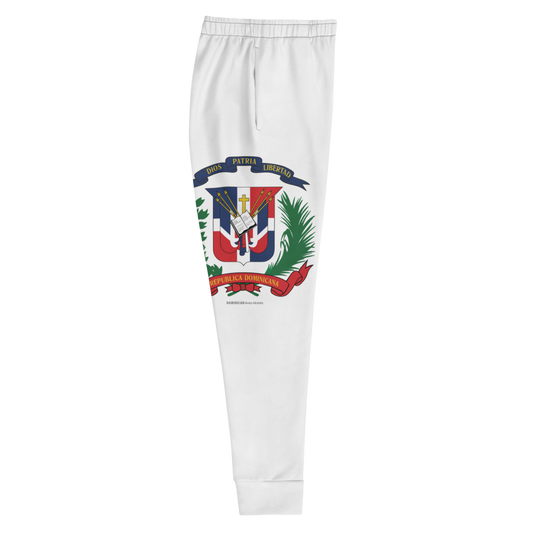 Escudo de la República Dominicana Women's Red Joggers  - 2020 - DominicanGirlfriend.com - Frases Dominicanas - República Dominicana Lifestyle Graphic T-Shirts Streetwear & Accessories - New York - Bronx - Washington Heights - Miami - Florida - Boca Chica - USA - Dominican Clothing