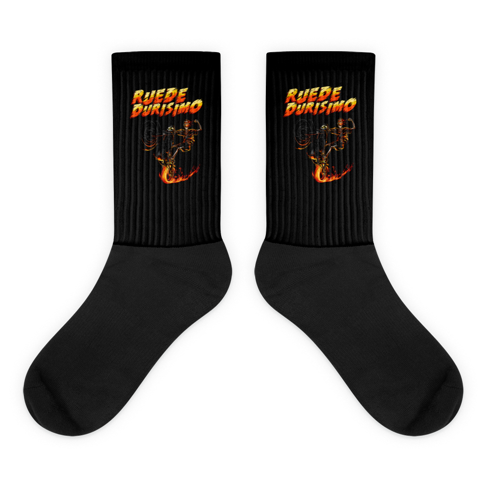 Ruede Durisimo High Socks  - 2020 - DominicanGirlfriend.com - Frases Dominicanas - República Dominicana Lifestyle Graphic T-Shirts Streetwear & Accessories - New York - Bronx - Washington Heights - Miami - Florida - Boca Chica - USA - Dominican Clothing