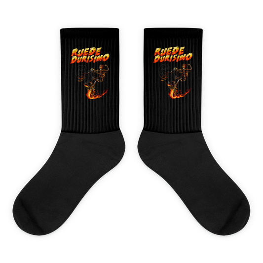 Ruede Durisimo High Socks  - 2020 - DominicanGirlfriend.com - Frases Dominicanas - República Dominicana Lifestyle Graphic T-Shirts Streetwear & Accessories - New York - Bronx - Washington Heights - Miami - Florida - Boca Chica - USA - Dominican Clothing