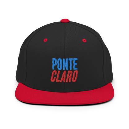 Ponte Claro Snapback Hat  - 2020 - DominicanGirlfriend.com - Frases Dominicanas - República Dominicana Lifestyle Graphic T-Shirts Streetwear & Accessories - New York - Bronx - Washington Heights - Miami - Florida - Boca Chica - USA - Dominican Clothing