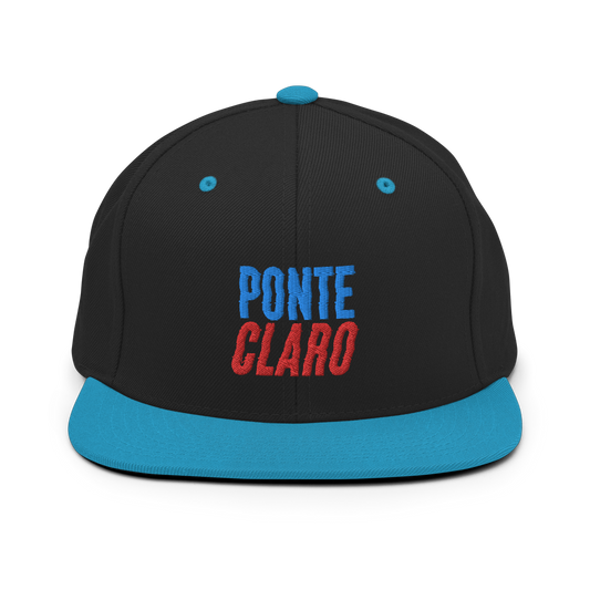 Ponte Claro Snapback Hat  - 2020 - DominicanGirlfriend.com - Frases Dominicanas - República Dominicana Lifestyle Graphic T-Shirts Streetwear & Accessories - New York - Bronx - Washington Heights - Miami - Florida - Boca Chica - USA - Dominican Clothing
