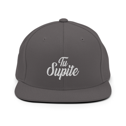 Tu Supite Snapback Hat  - 2020 - DominicanGirlfriend.com - Frases Dominicanas - República Dominicana Lifestyle Graphic T-Shirts Streetwear & Accessories - New York - Bronx - Washington Heights - Miami - Florida - Boca Chica - USA - Dominican Clothing