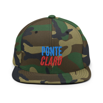 Ponte Claro Snapback Hat  - 2020 - DominicanGirlfriend.com - Frases Dominicanas - República Dominicana Lifestyle Graphic T-Shirts Streetwear & Accessories - New York - Bronx - Washington Heights - Miami - Florida - Boca Chica - USA - Dominican Clothing