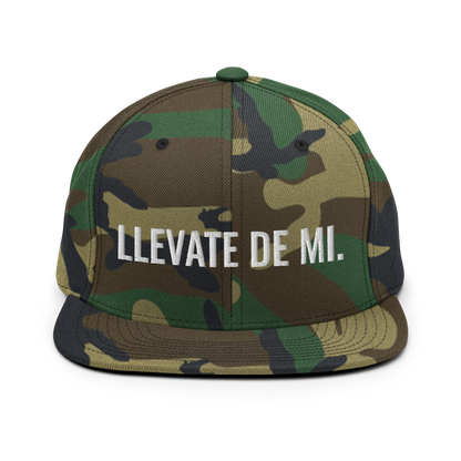 Llevate De Mi Snapback Hat  - 2020 - DominicanGirlfriend.com - Frases Dominicanas - República Dominicana Lifestyle Graphic T-Shirts Streetwear & Accessories - New York - Bronx - Washington Heights - Miami - Florida - Boca Chica - USA - Dominican Clothing