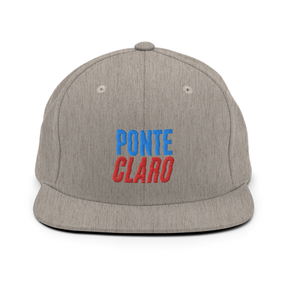 Ponte Claro Snapback Hat  - 2020 - DominicanGirlfriend.com - Frases Dominicanas - República Dominicana Lifestyle Graphic T-Shirts Streetwear & Accessories - New York - Bronx - Washington Heights - Miami - Florida - Boca Chica - USA - Dominican Clothing