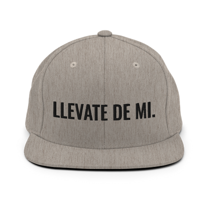 Llevate De Mi Snapback Hat  - 2020 - DominicanGirlfriend.com - Frases Dominicanas - República Dominicana Lifestyle Graphic T-Shirts Streetwear & Accessories - New York - Bronx - Washington Heights - Miami - Florida - Boca Chica - USA - Dominican Clothing