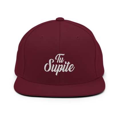 Tu Supite Snapback Hat  - 2020 - DominicanGirlfriend.com - Frases Dominicanas - República Dominicana Lifestyle Graphic T-Shirts Streetwear & Accessories - New York - Bronx - Washington Heights - Miami - Florida - Boca Chica - USA - Dominican Clothing