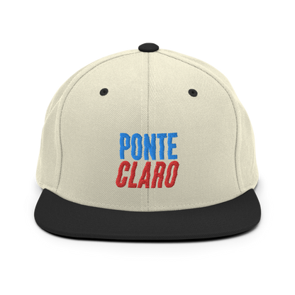 Ponte Claro Snapback Hat  - 2020 - DominicanGirlfriend.com - Frases Dominicanas - República Dominicana Lifestyle Graphic T-Shirts Streetwear & Accessories - New York - Bronx - Washington Heights - Miami - Florida - Boca Chica - USA - Dominican Clothing