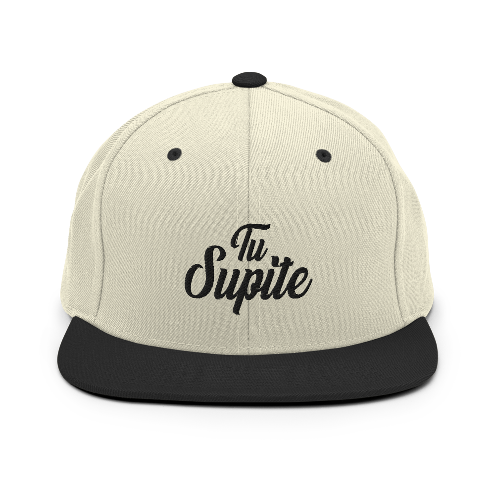 Tu Supite Snapback Hat  - 2020 - DominicanGirlfriend.com - Frases Dominicanas - República Dominicana Lifestyle Graphic T-Shirts Streetwear & Accessories - New York - Bronx - Washington Heights - Miami - Florida - Boca Chica - USA - Dominican Clothing