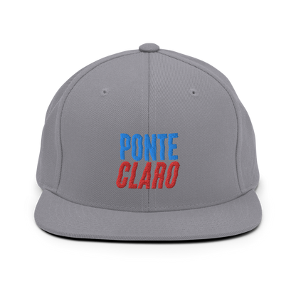 Ponte Claro Snapback Hat  - 2020 - DominicanGirlfriend.com - Frases Dominicanas - República Dominicana Lifestyle Graphic T-Shirts Streetwear & Accessories - New York - Bronx - Washington Heights - Miami - Florida - Boca Chica - USA - Dominican Clothing