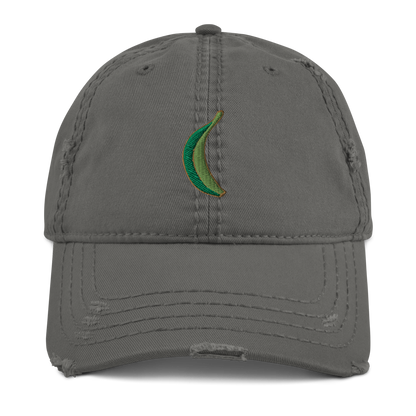 Platano Distressed Dad Hat  - 2020 - DominicanGirlfriend.com - Frases Dominicanas - República Dominicana Lifestyle Graphic T-Shirts Streetwear & Accessories - New York - Bronx - Washington Heights - Miami - Florida - Boca Chica - USA - Dominican Clothing