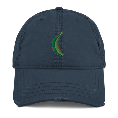 Platano Distressed Dad Hat  - 2020 - DominicanGirlfriend.com - Frases Dominicanas - República Dominicana Lifestyle Graphic T-Shirts Streetwear & Accessories - New York - Bronx - Washington Heights - Miami - Florida - Boca Chica - USA - Dominican Clothing